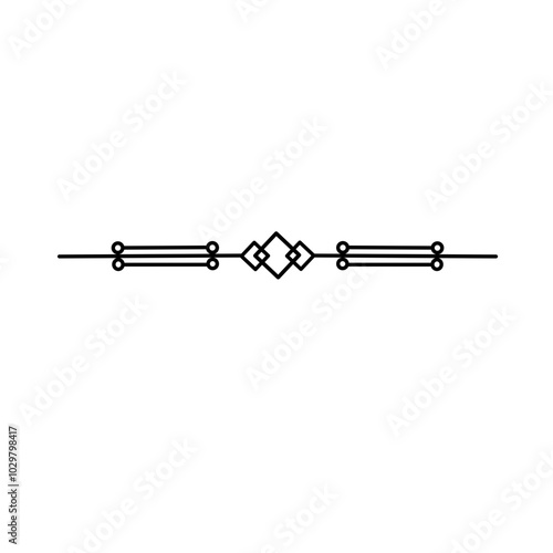 geometric line border