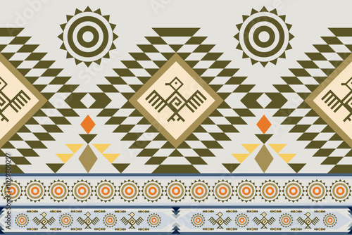 Tribal Navajo and Native pattern american tribal Southwest Aztec ornament pattern Navajo Aztec ethnic textile texture tribal aztec pattern navajo Native mexican fabric seamless vector for textile,deco