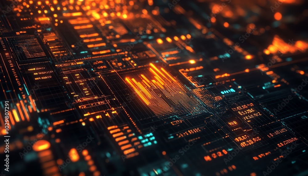Abstract background featuring financial technology icons, showcasing modern digital finance elements in a visually appealing design Abstract background featuring financial technology icons, showcasing modern digital finance elements in a visually appealing design
