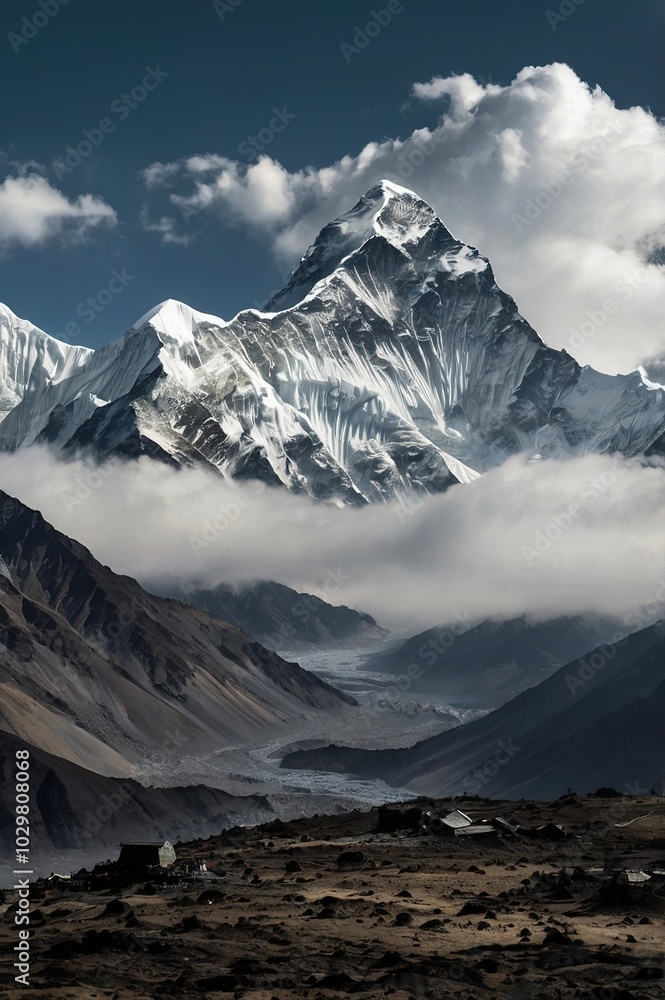 Fototapeta premium landscape in the himalayas