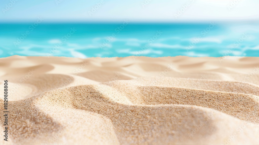 A serene closeup of soft sand, evoking the tranquility of a peaceful beach morning with gentle coastal hues. A serene closeup of soft sand, evoking the tranquility of a peaceful beach morning with gentle coastal hues.