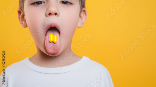 Child Taking Medicine: Two ...