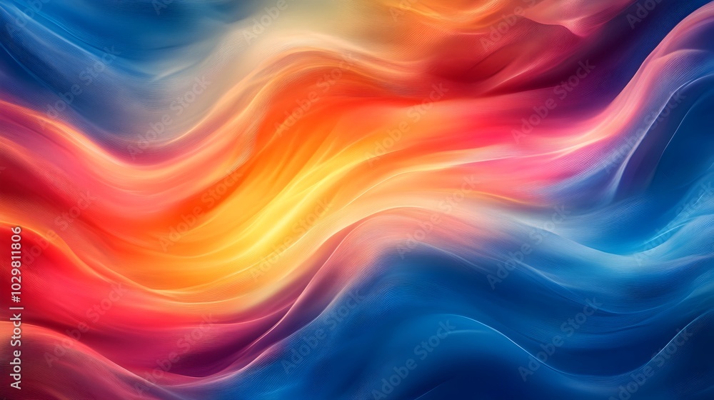 Mesmerizing Dynamic Abstract Motion with Vibrant Color Flow on Blue Background for Banner or Poster Mesmerizing Dynamic Abstract Motion with Vibrant Color Flow on Blue Background for Banner or Poster