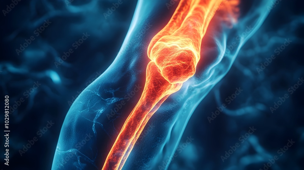 Deep Vein Thrombosis DVT Medical Condition with Clot Formation in Leg Vein Visualized in 3D Deep Vein Thrombosis DVT Medical Condition with Clot Formation in Leg Vein Visualized in 3D