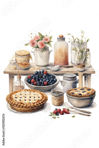 Beautiful Food and Drinks Artwork