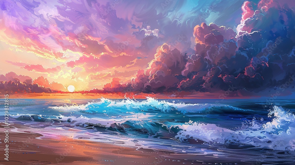 Diverse Palette Unveiled: Exploring Ocean’s Splendor Through Shimmering Waves Diverse Palette Unveiled: Exploring Ocean’s Splendor Through Shimmering Waves