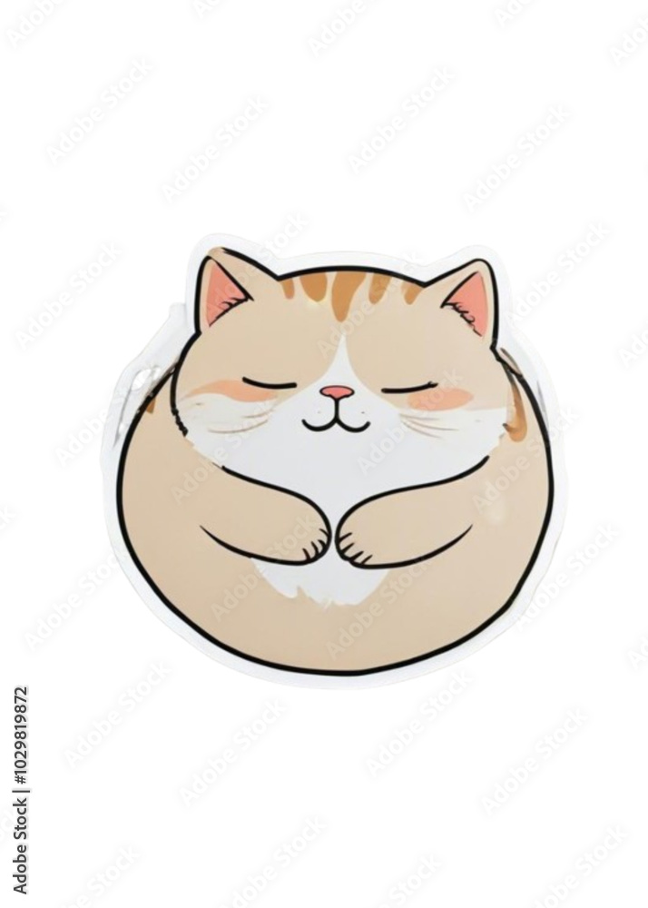 cute cat character with adorable facial expressions. Transparant background, generative ai cute cat character with adorable facial expressions. Transparant background, generative ai