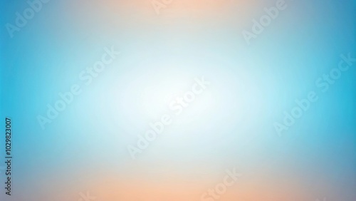 Symmetrical subtle peach to light blue gradient background