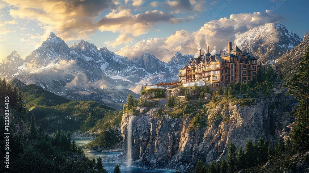 Captivating Mountain Resort Surrounded by Scenic Beauty Captivating Mountain Resort Surrounded by Scenic Beauty