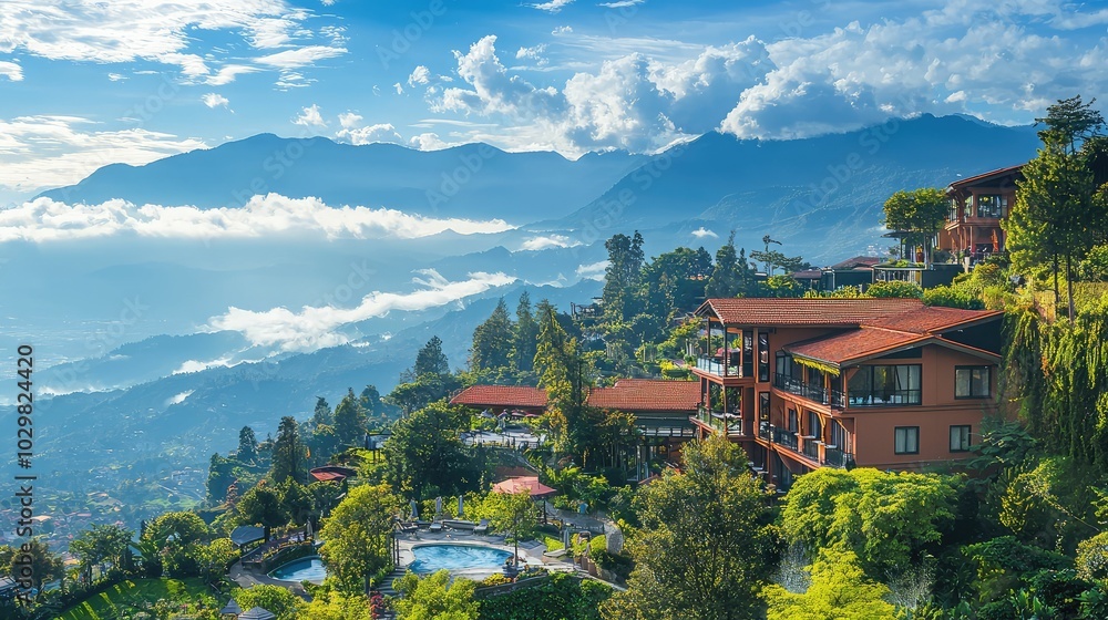 Serene Mountain Resort with Stunning Scenic Views Serene Mountain Resort with Stunning Scenic Views