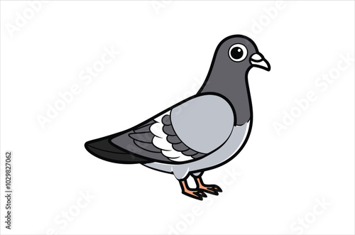 pigeon vector,  icon vector illustration, pigeon silhouette of a pigeon isolated on a white background, eps, png, svg,  vector, photo