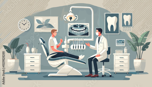 Concept vector illustration of business situation.