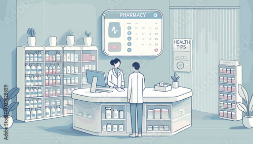 Concept vector illustration of business situation.
