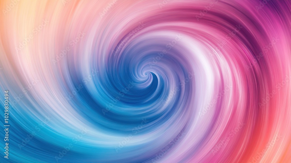 Fototapeta premium Abstract swirling background with vibrant colors, blue, pink, and orange.