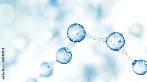 Molecular structure model technology background