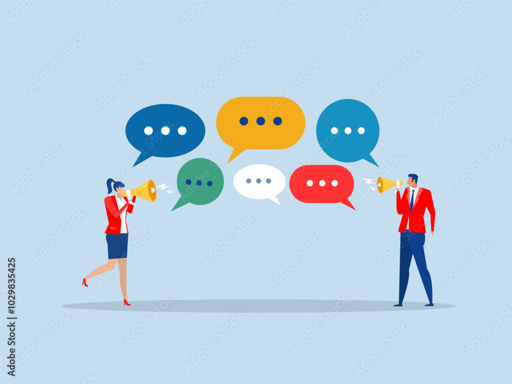 Public Relations manager,Businessman holding speech for talking on megaphone. announce sales or promotion ,Communication or PR, to communicate concept Public Relations manager,Businessman holding speech for talking on megaphone. announce sales or promotion ,Communication or PR, to communicate concept