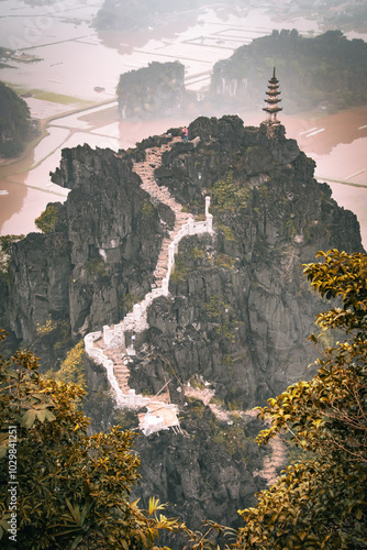 Hang Mua view Ninh Binh Vietnam photo