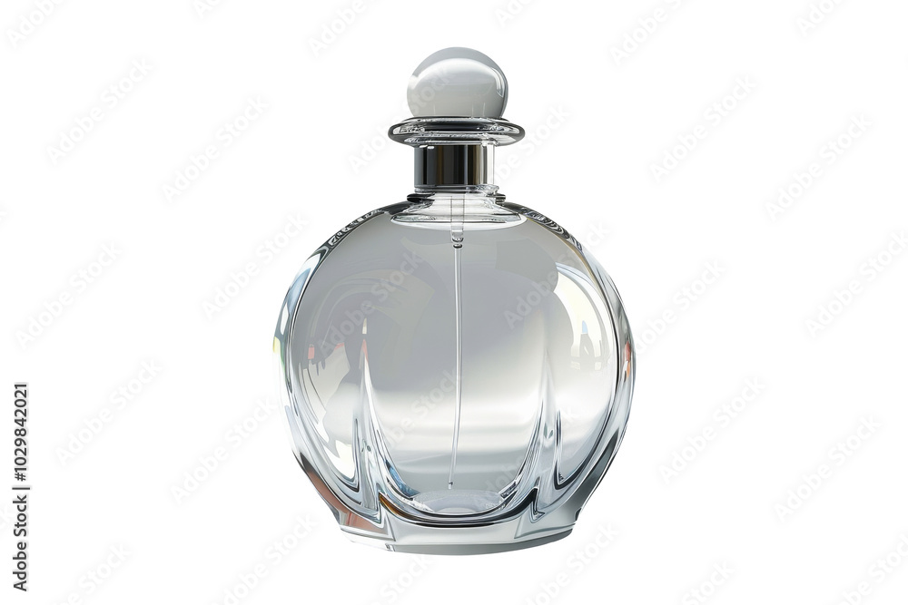 Female perfume bottle isolated on transparent background, luxury style. Female perfume bottle isolated on transparent background, luxury style.
