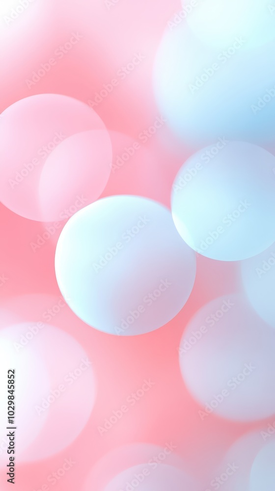 A pink and blue background with a bunch of small circles. The circles are of different sizes and colors A pink and blue background with a bunch of small circles. The circles are of different sizes and colors