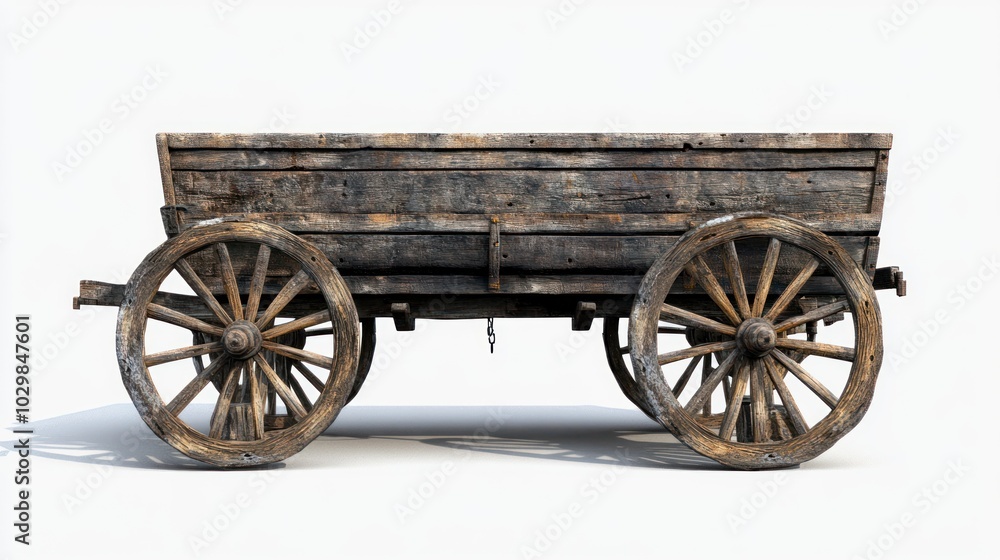 Fototapeta premium Vintage Wooden Wagon