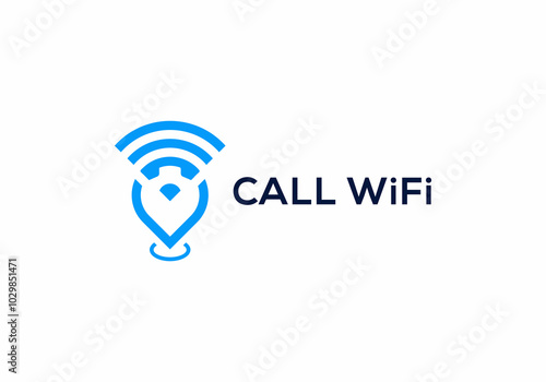 Wifi call internet concept wi...