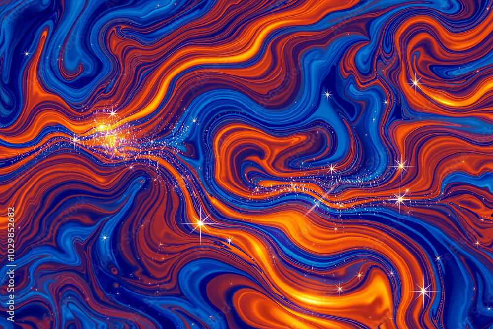 Abstract Art with Swirling Light and Colors.generative AI Abstract Art with Swirling Light and Colors.generative AI