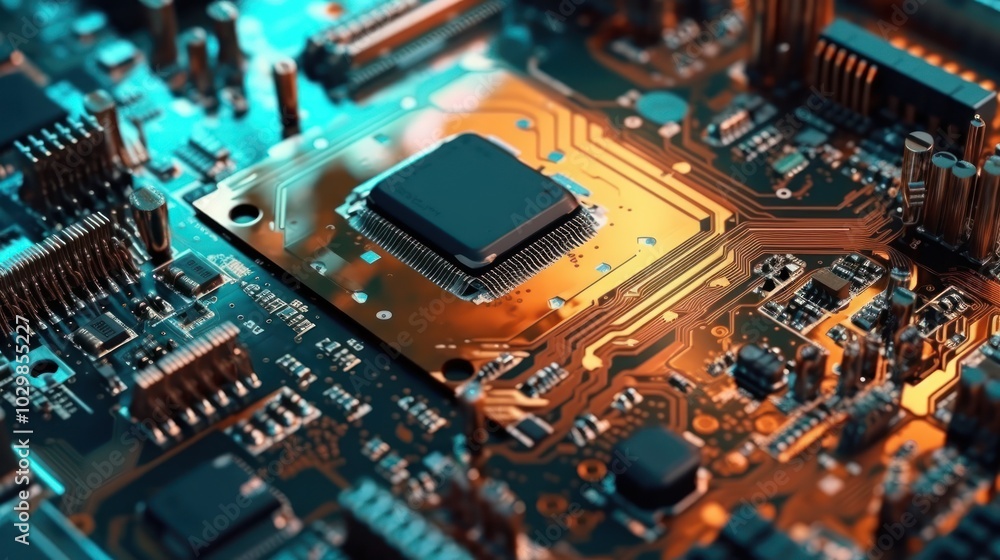Circuit Board Close Up Circuit Board Close Up