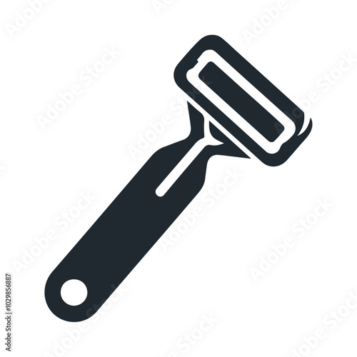 Hair removal hardware vector icon design isolated on white