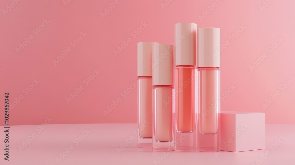 Beige nude lip gloss tint with color shading pallete smudge gel,Liquid lipsticks with smudge stroke paint,makeup cosmetic lips, product mockup for beauty fashion business,sale,swatch color. Beige nude lip gloss tint with color shading pallete smudge gel,Liquid lipsticks with smudge stroke paint,makeup cosmetic lips, product mockup for beauty fashion business,sale,swatch color.