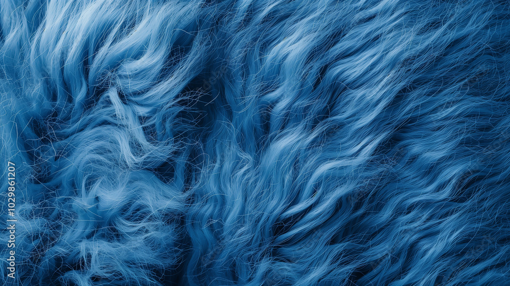 Soft Fluffy Blue Faux Fur Texture Background Soft Fluffy Blue Faux Fur Texture Background
