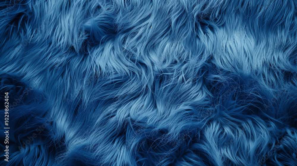 Soft Fluffy Blue Faux Fur Texture Background Soft Fluffy Blue Faux Fur Texture Background