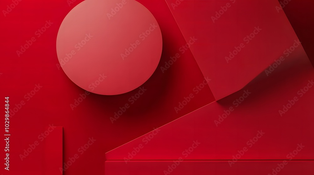 Obraz premium Abstract 3d render, background with geometric shapes, modern graphic design