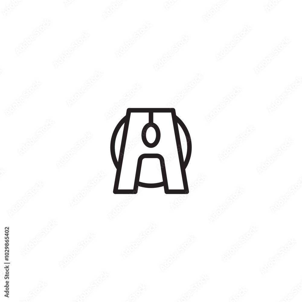 Laundry icon, t-Shirt, dry cleaning clothing isolated. Editable icon. Laundry icon, t-Shirt, dry cleaning clothing isolated. Editable icon.