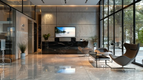 Wallpaper Mural Modern Lobby Interior Design Torontodigital.ca