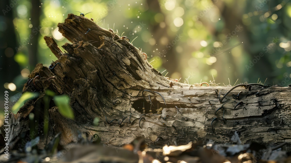 Obraz premium Sunlight Through The Forest