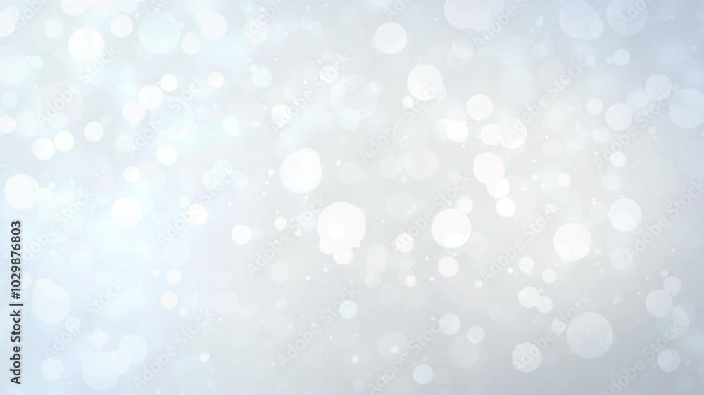 Glittering festive lights. Sparkling white silver. Christmas, New Year, Valentine's Day background. Loop video.(129)