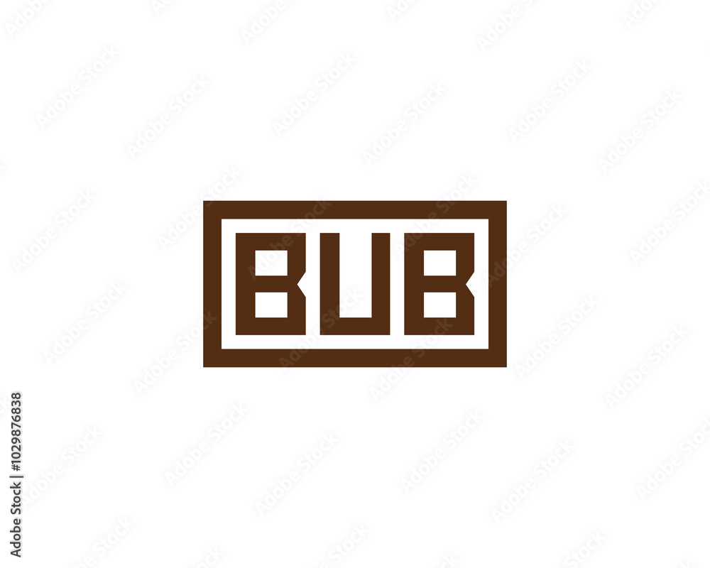 BUB Logo design vector template. BUB BUB Logo design vector template. BUB
