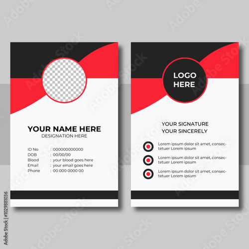 Creative Modern Id Card Template