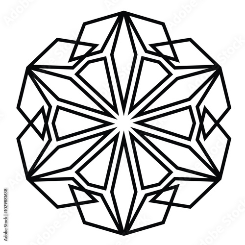 graphic vector of number 85 model ornament pattern with attractive black color lines on a white background