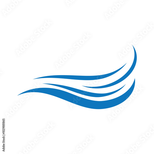 Wallpaper Mural blue sea water high wave design Torontodigital.ca