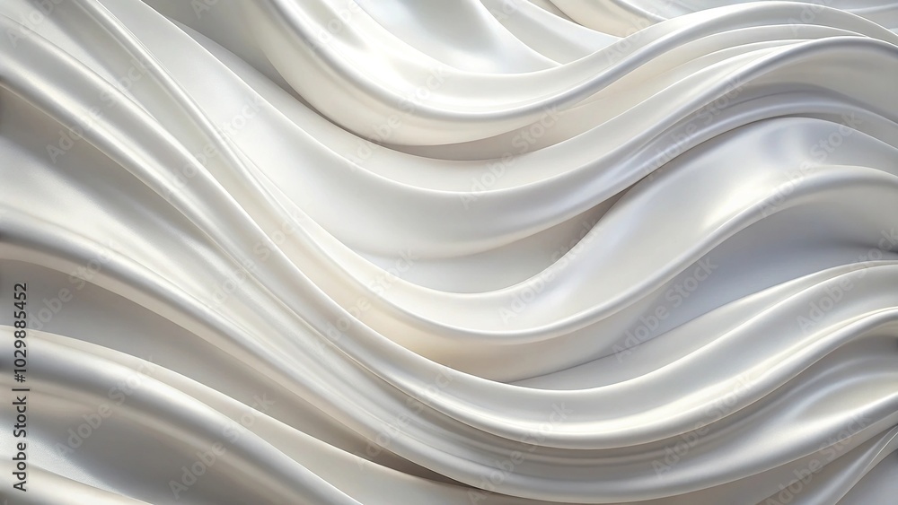 Fototapeta premium Smooth white silk background
