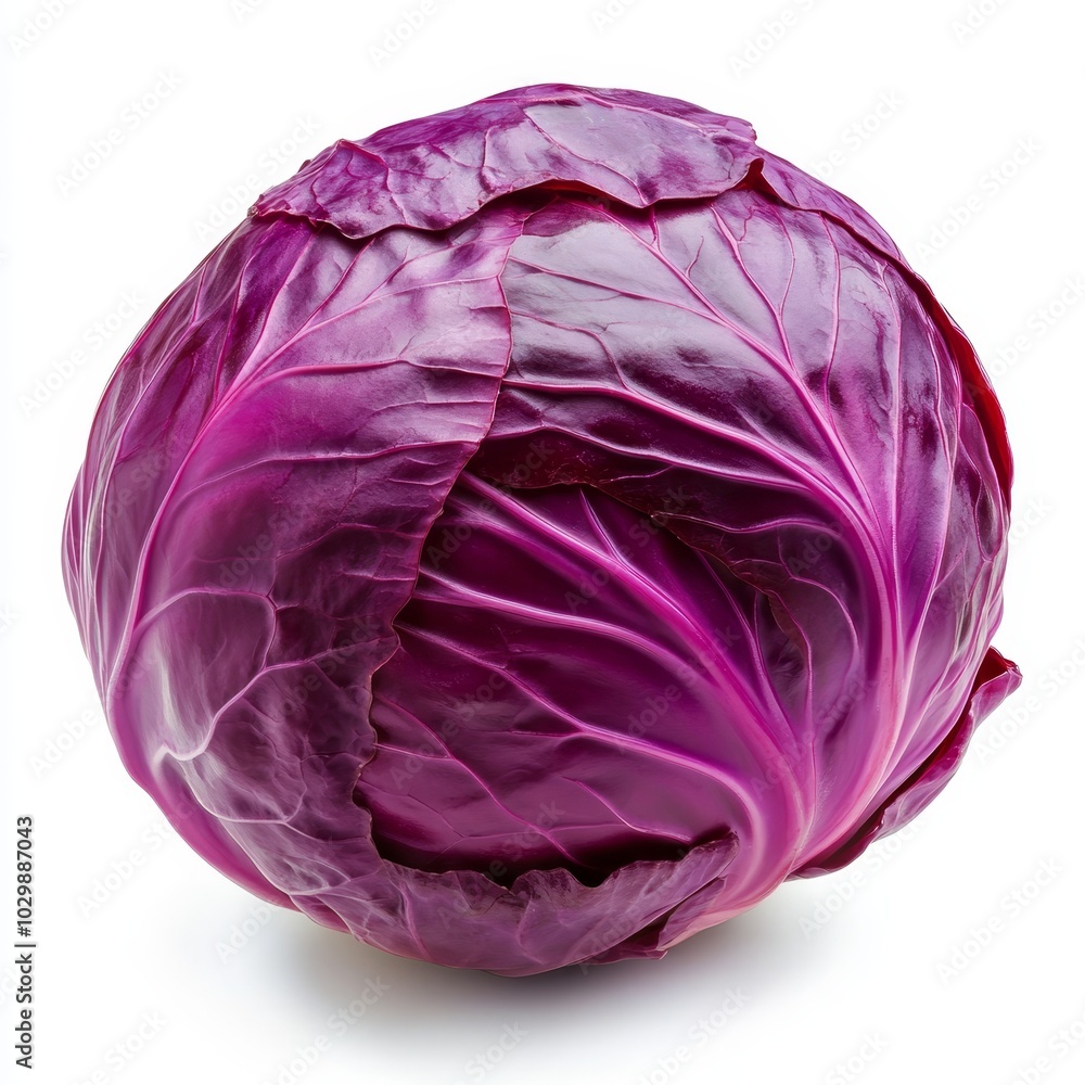 3D illustration of red cabbage 3D illustration of red cabbage