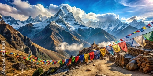 Urban Exploration Photography: Journey to Everest Base Camp, Capturing Stunning Landscapes, Ancient Culture, Trekking Trails, Majestic Mountains, Himalayan Adventure, and Scenic Vistas