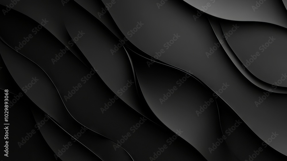 Obraz premium Sophisticated abstract black gradient background for modern design projects and creative visuals.