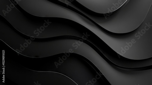 Sophisticated abstract black gradient background for modern design projects and creative visuals. photo