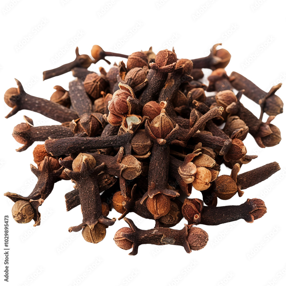 Aromatic Cloves in Closeup Photography: A Detailed Look at This Flavorful Herb on a Transparent Background for Spice Enthusiasts Aromatic Cloves in Closeup Photography: A Detailed Look at This Flavorful Herb on a Transparent Background for Spice Enthusiasts