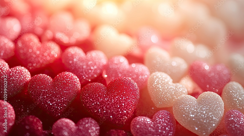 A digital wallpaper features red and white hearts for Valentine's Day. A digital wallpaper features red and white hearts for Valentine's Day.