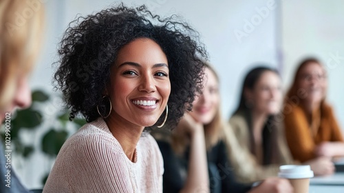 A corporate meeting focused on implementing gender equality strategies. photo