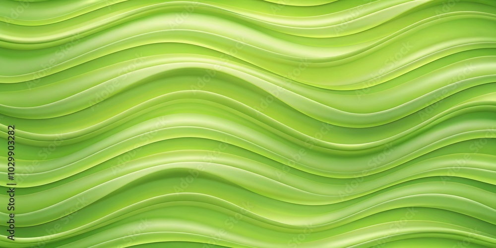 Soft green wavy pattern background Soft green wavy pattern background