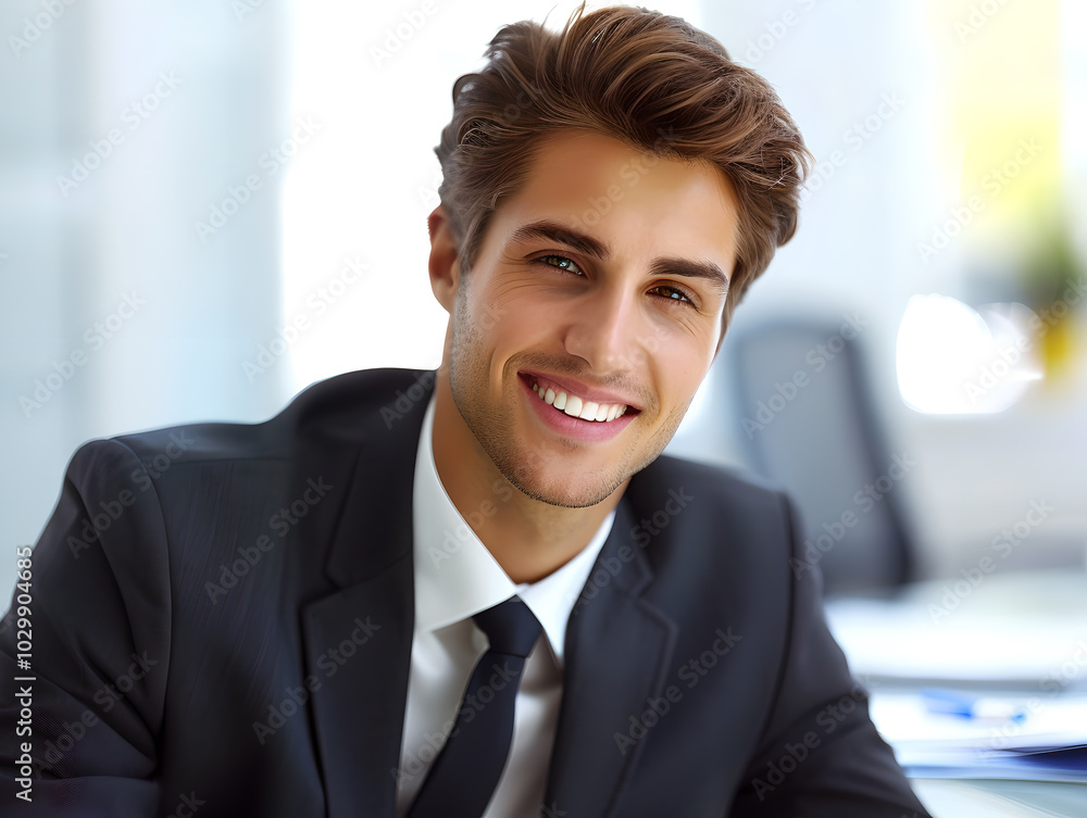 portrait of a smiling businessman portrait of a smiling businessman